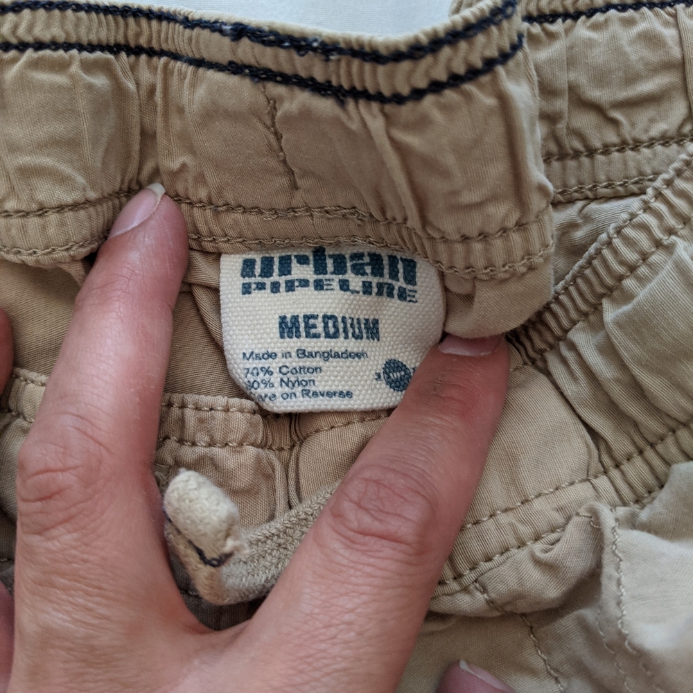 Boys khaki shorts